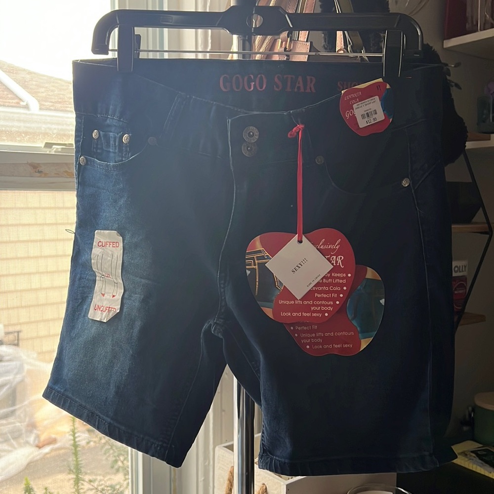 Gogo Star Denim Shorts